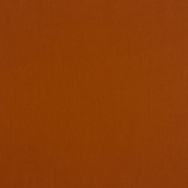 Baumwolle Popeline Uni Cognac